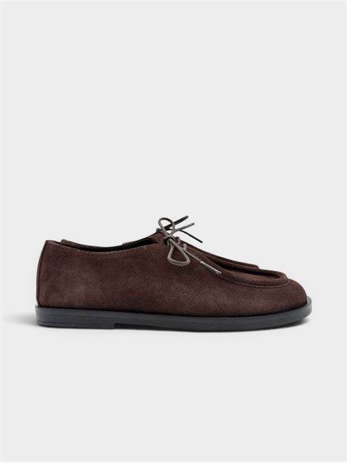 Mocassino stringato velour t.moro IL LACCIO | 5417VELOURT.MORO